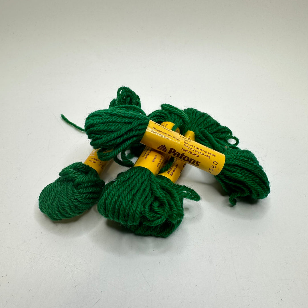 Tapestry Wool Yarn Yarn - Green - 4 Pack