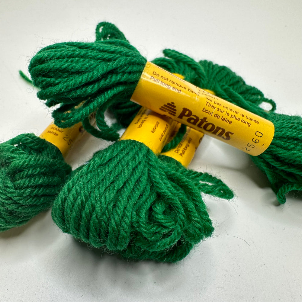 Tapestry Wool Yarn Yarn - Green - 4 Pack