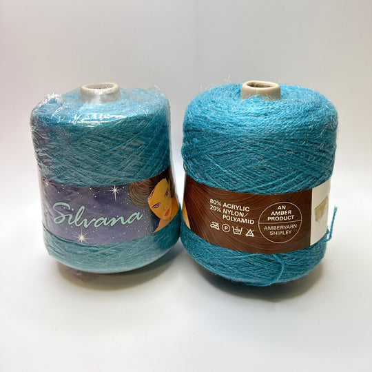 Yarn - Turquoise Glitter - 2 Pack
