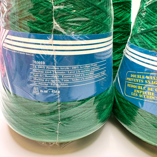 Yarn - Emerald Green - 4 Pack