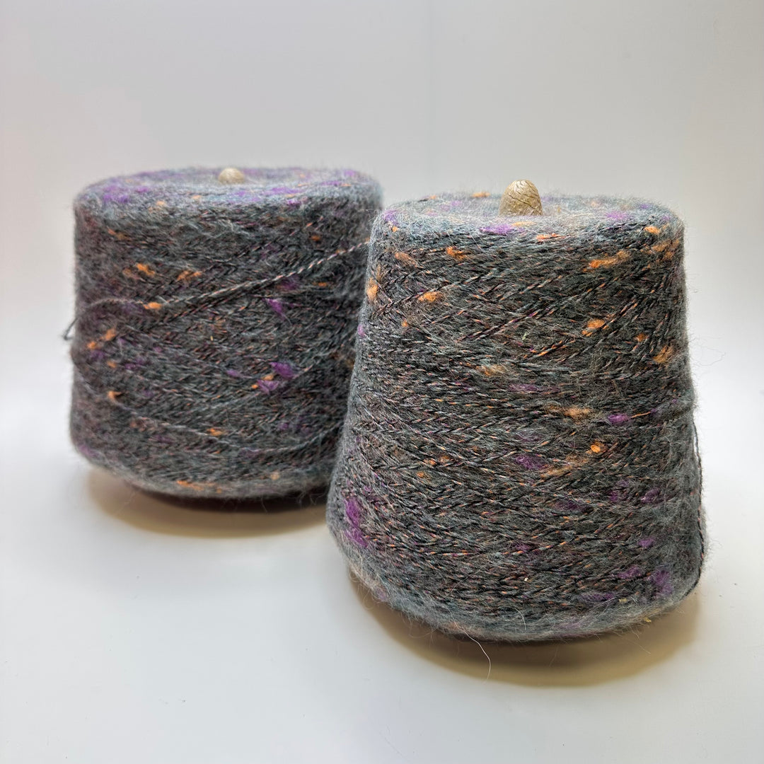Yarn - Variegated Grey/Purple - 2 Pack