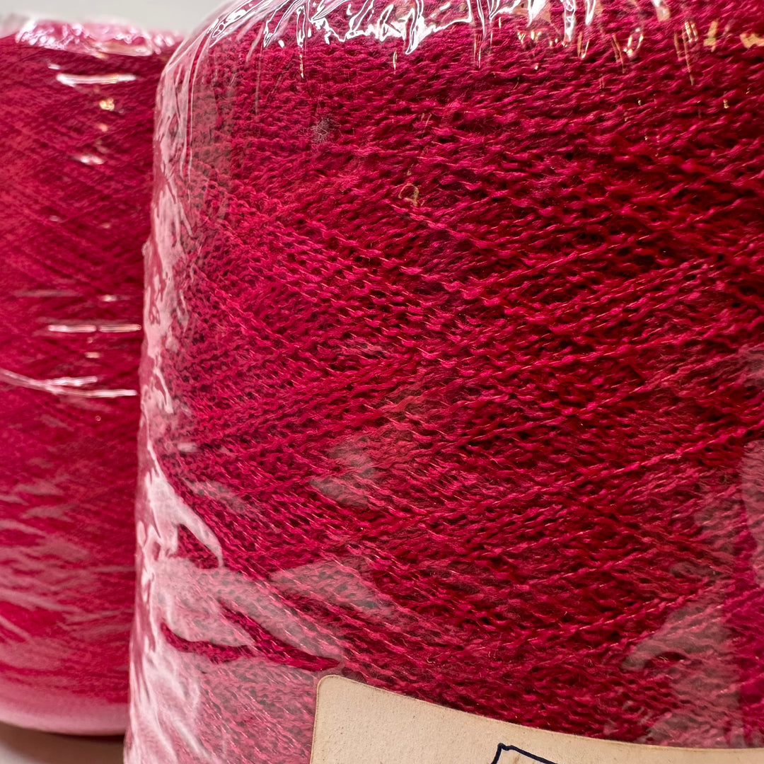 Crinkle Spun Yarn - Dark Pink - 2 Pack