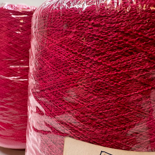 Crinkle Spun Yarn - Dark Pink - 2 Pack