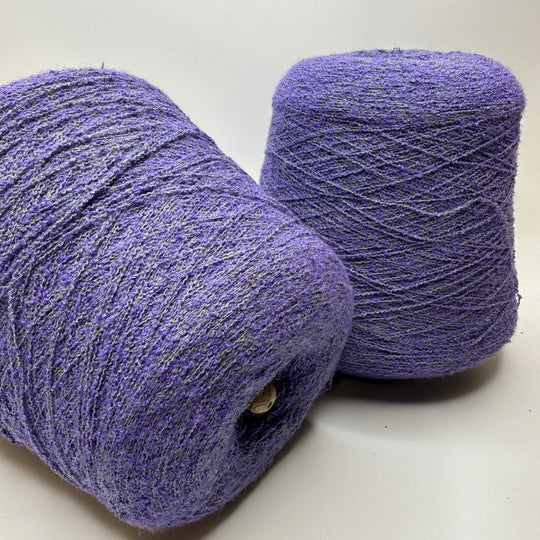 Boucle Cone Yarn - Purple - Individual