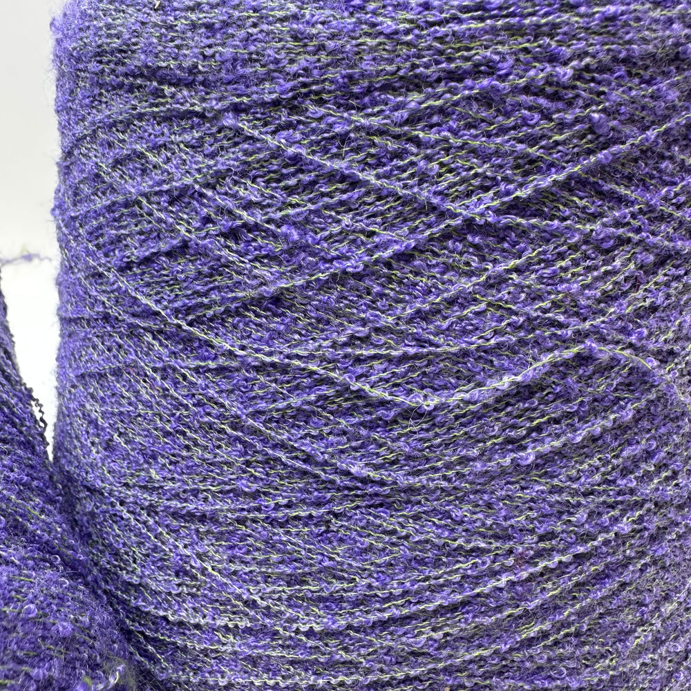 Boucle Cone Yarn - Purple - Individual