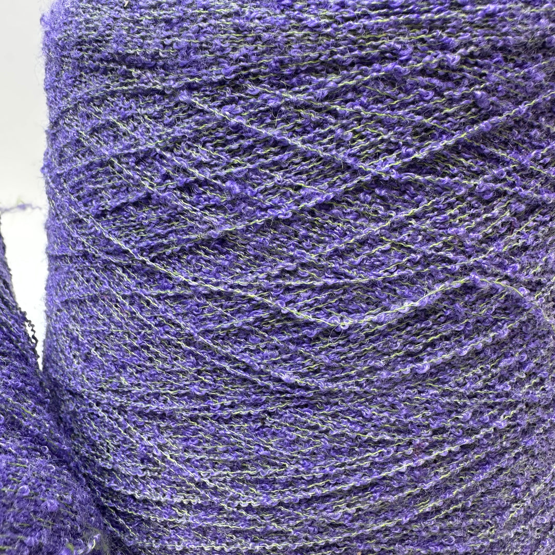 Boucle Cone Yarn - Purple - Individual