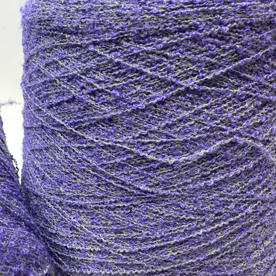 Boucle Cone Yarn - Purple - Individual