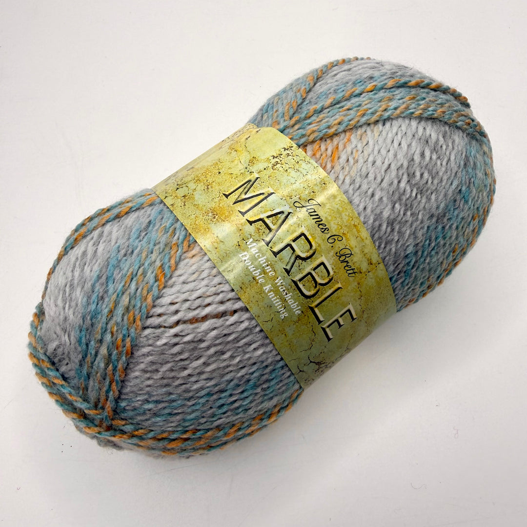 Marble Yarn - Light Grey/Blue - Individual