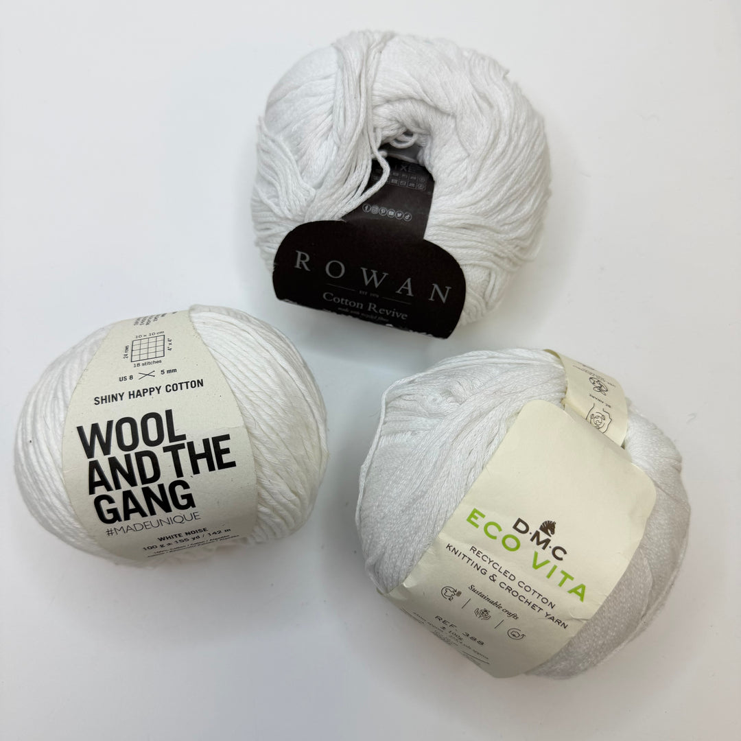 Yarn - White - 3 Pack
