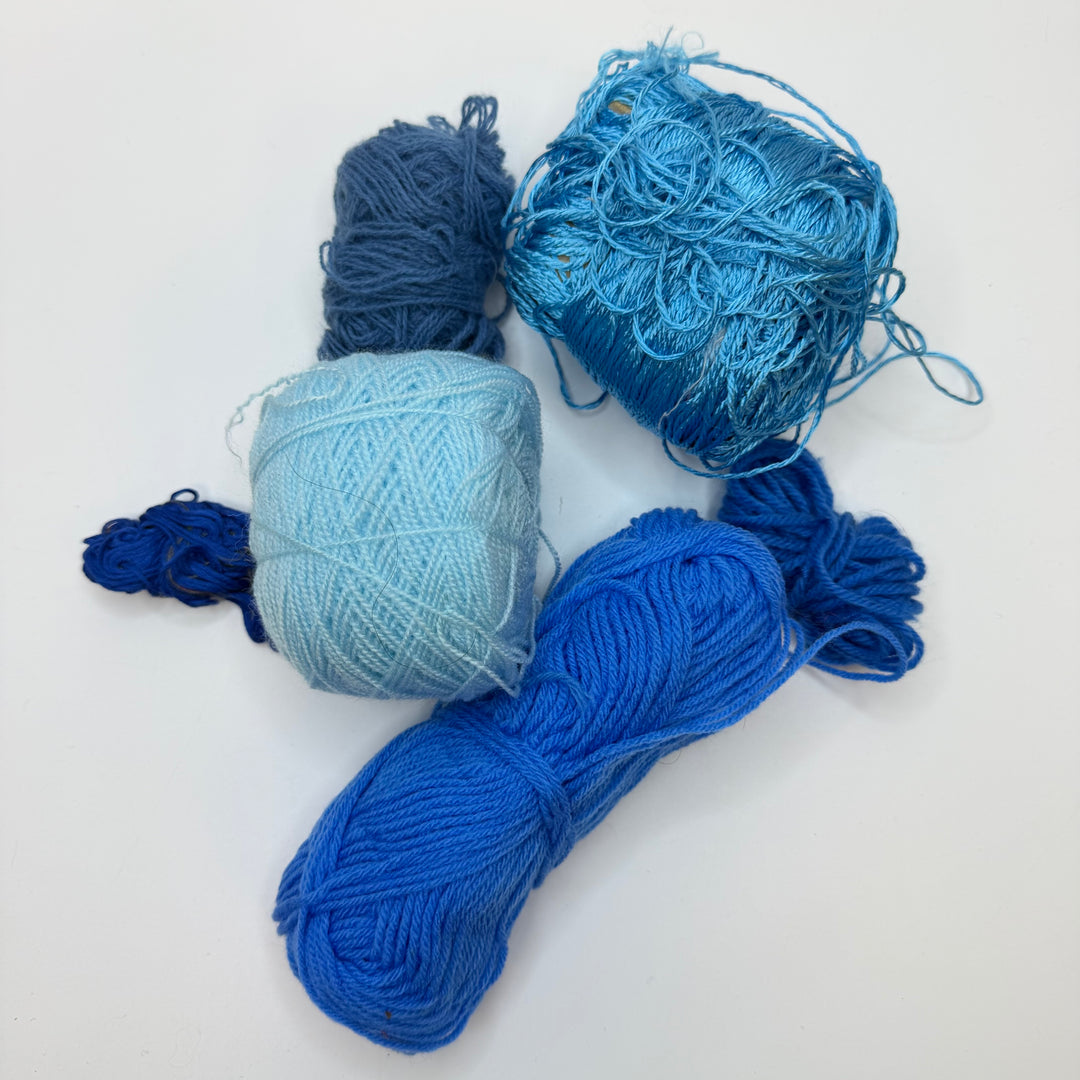 End Of The Ball Yarn - Blue - 5 Pack
