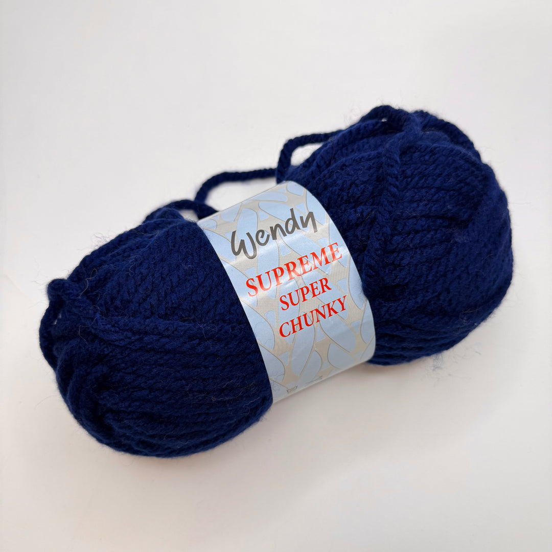 Acrylic Yarn - Navy - Individual