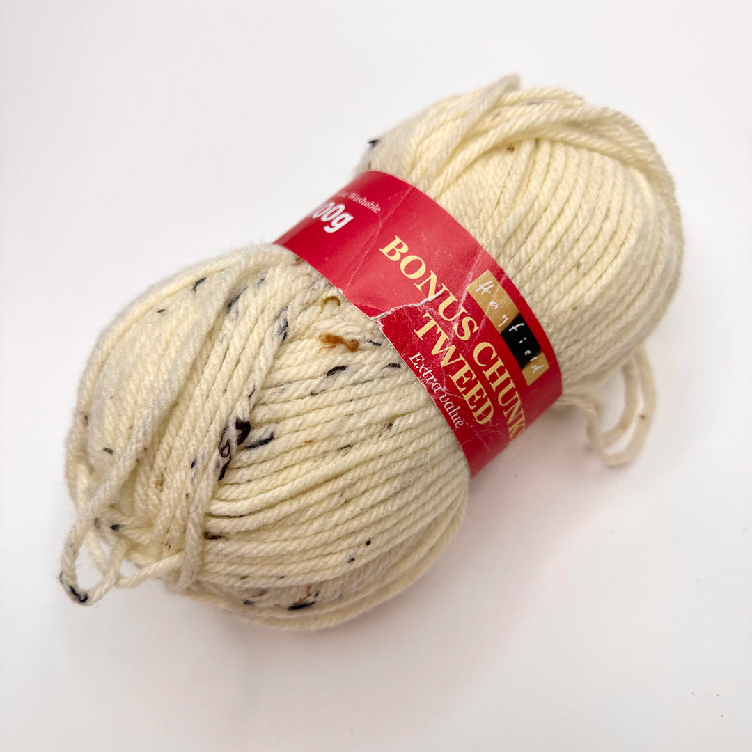 Acrylic Yarn - Brown/Cream - Individual
