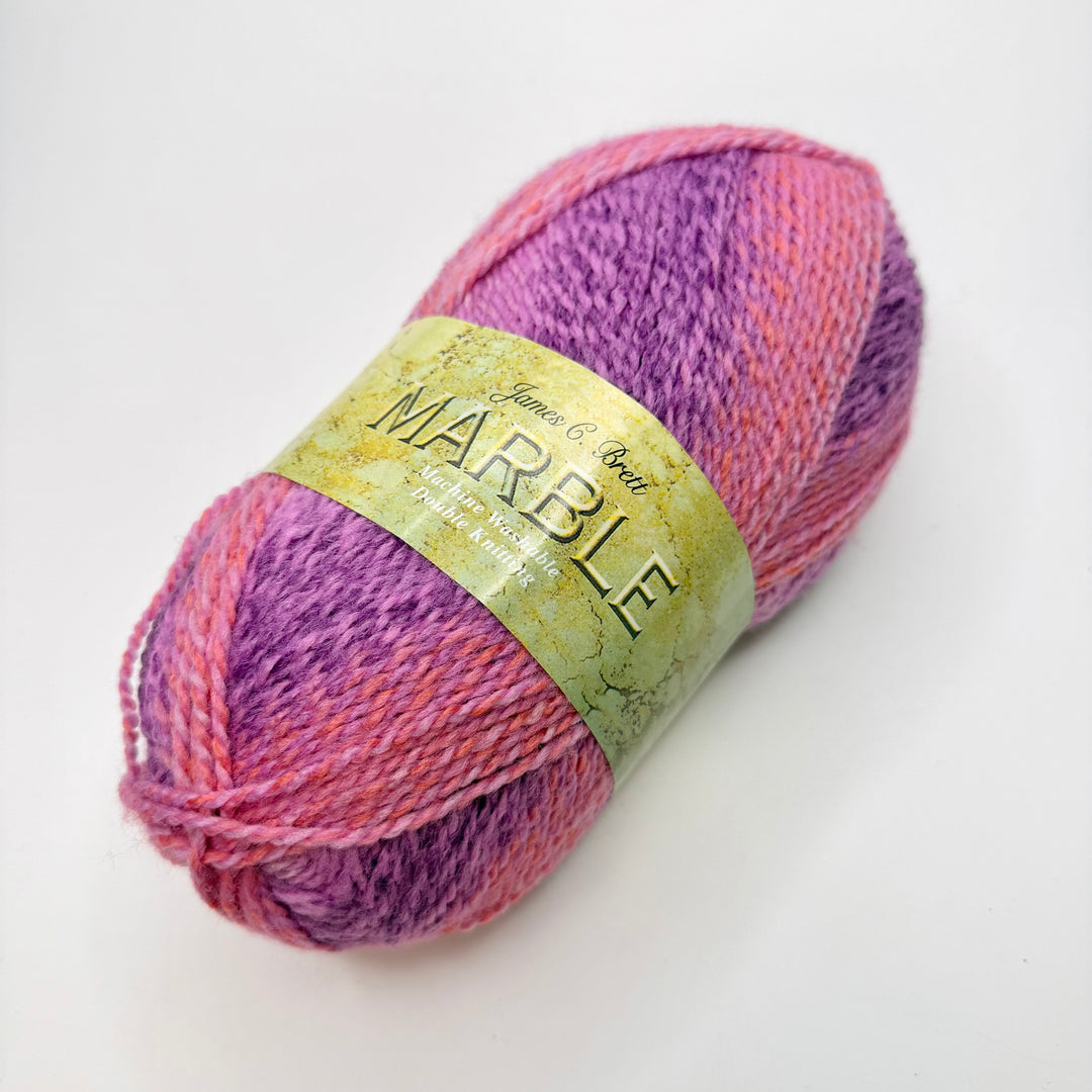 Acrylic Yarn - Pink/Purple - Individual