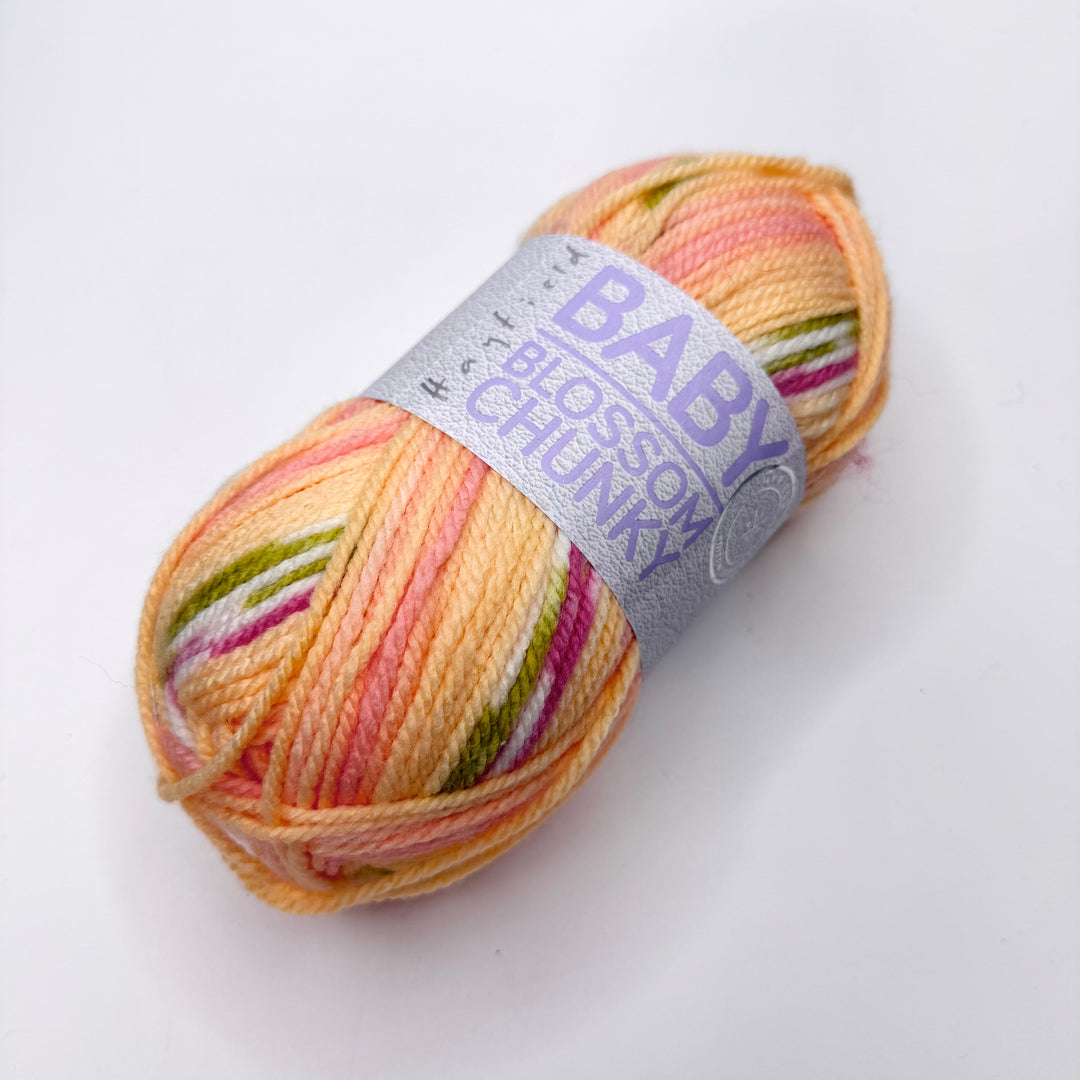 Acrylic/Nylon Yarn - Light Orange Multi - Individual