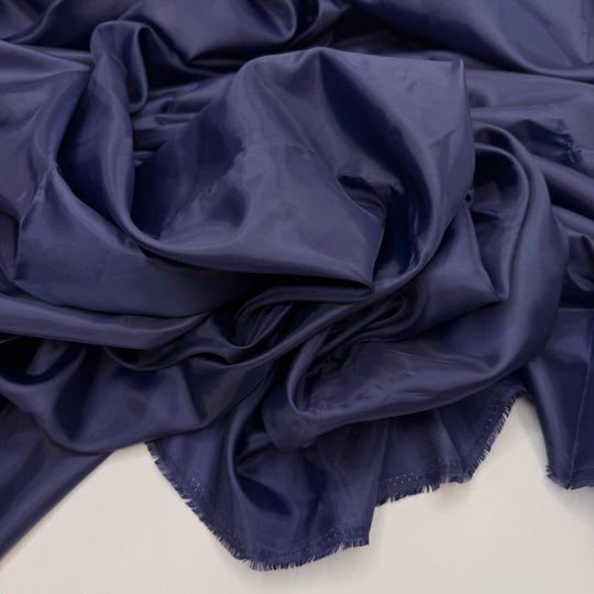 A Chance Encounter - Poly Woven - Dark Blue - 2.2M Bundle - True Deadstock fabric Fabric by private - Sustainable Textile | FABCYCLE