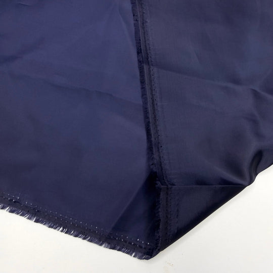 A Chance Encounter - Poly Woven - Dark Blue - 2.2M Bundle - True Deadstock fabric Fabric by private - Sustainable Textile | FABCYCLE