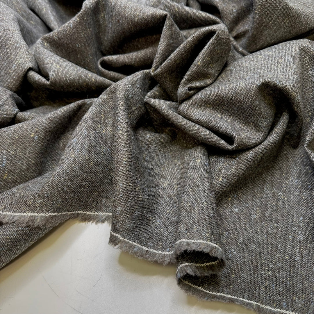 A Clean House - Wool Woven - Grey - 2.1M Bundle - True Deadstock fabric Fabric by private - Sustainable Textile | FABCYCLE