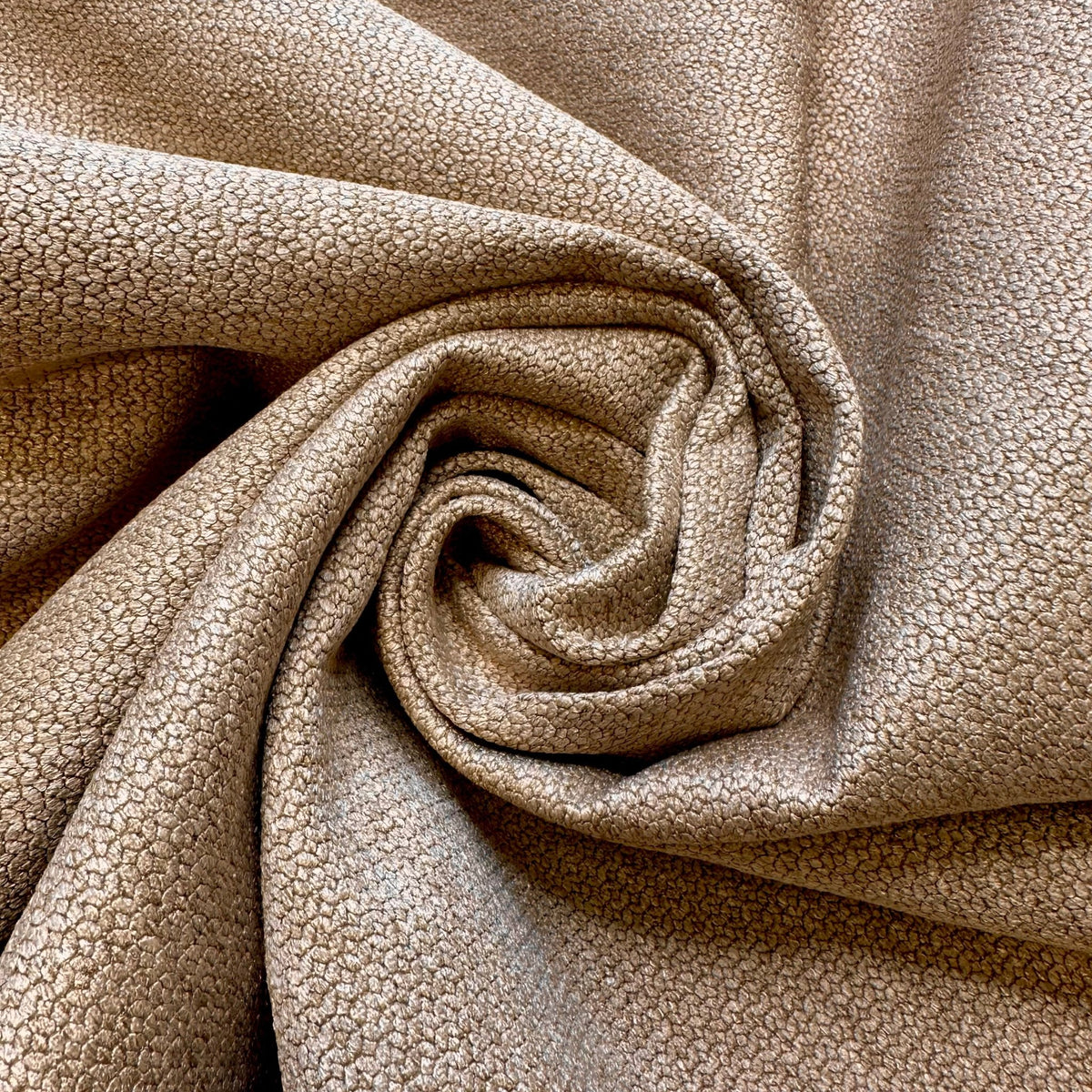 A Cottage Is Always Very Snug - Interfacing Backing Poly/Acrylic Woven - Light Beige/Gold - Bundles - True Deadstock fabric Fabric by private - Sustainable Textile | FABCYCLE