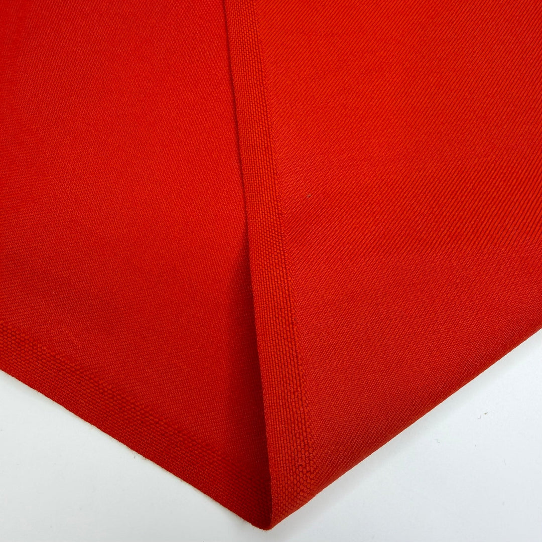 A Fake Noodle Is An Impasta - Twill Weave Wool Woven - Red - 1.8M Bundle - True Deadstock fabric Fabric by private - Sustainable Textile | FABCYCLE