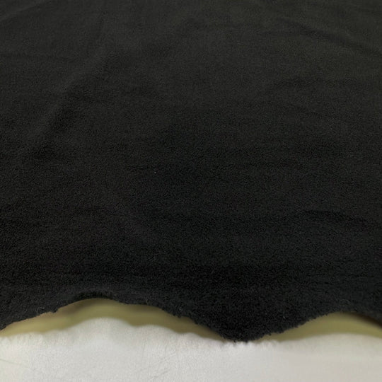 A Long Nap - Fleece Synthetic Blend Knit - Black - 2M Bundle - True Deadstock fabric Fabric by private - Sustainable Textile | FABCYCLE