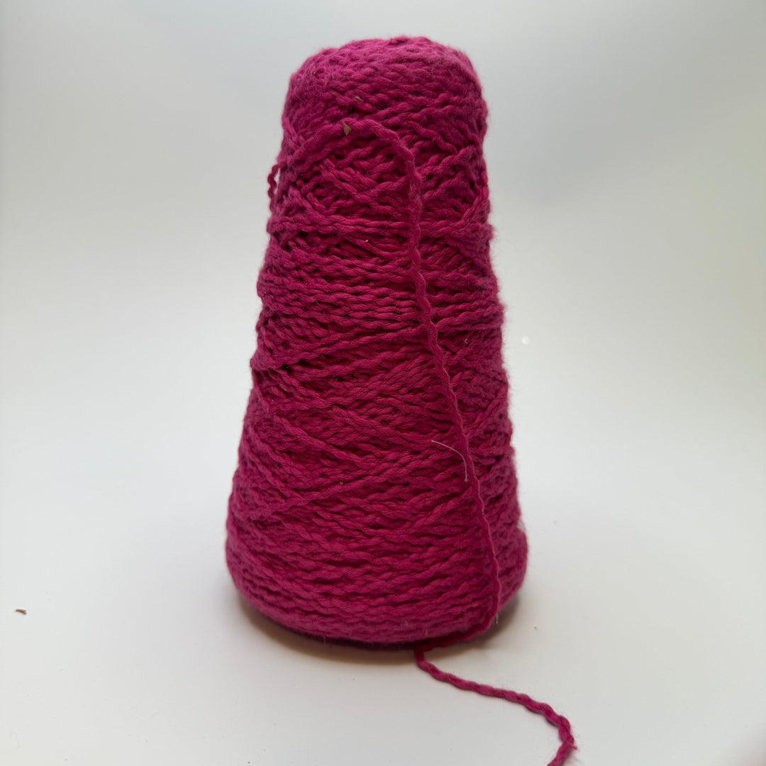 A sip of Wine Cotton Yarn - Magenta - Individual - True Deadstock supplies Fabric by private - Sustainable Textile | FABCYCLE