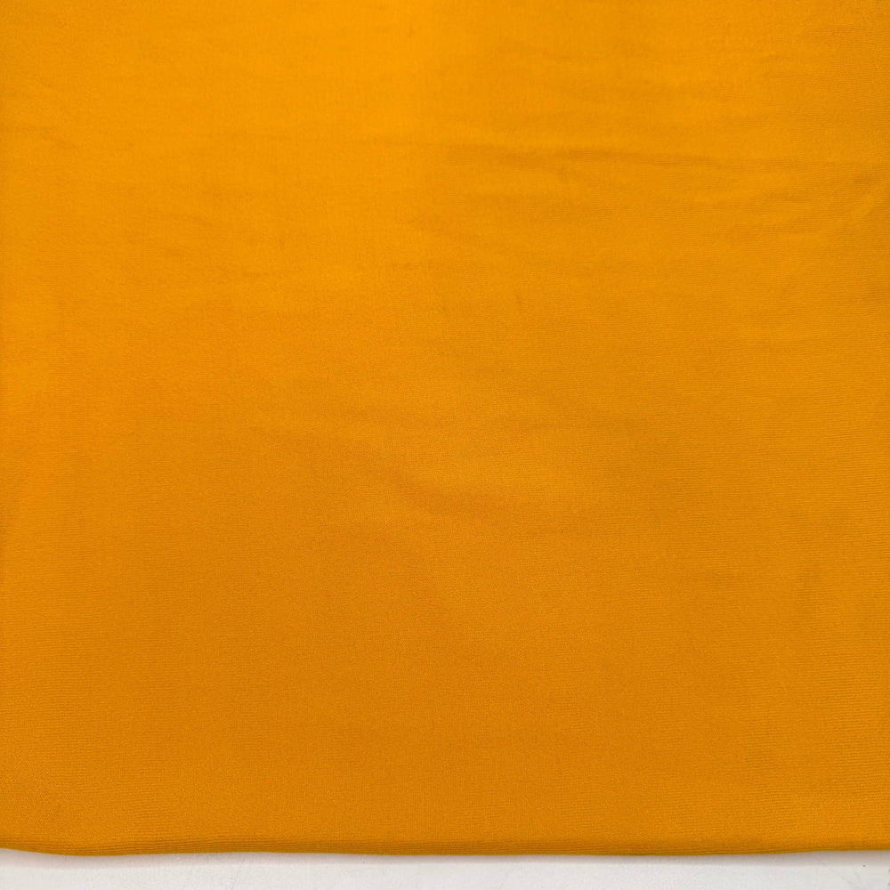 A Summer To Remember - Tubular Rib Knit Polyester Blend Knit - Dark Yellow - 2M Bundle - True Deadstock fabric Fabric by private - Sustainable Textile | FABCYCLE