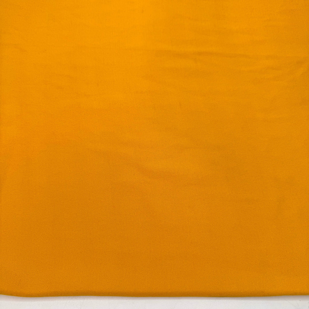 A Summer To Remember - Tubular Rib Knit Polyester Blend Knit - Dark Yellow - 2M Bundle - True Deadstock fabric Fabric by private - Sustainable Textile | FABCYCLE