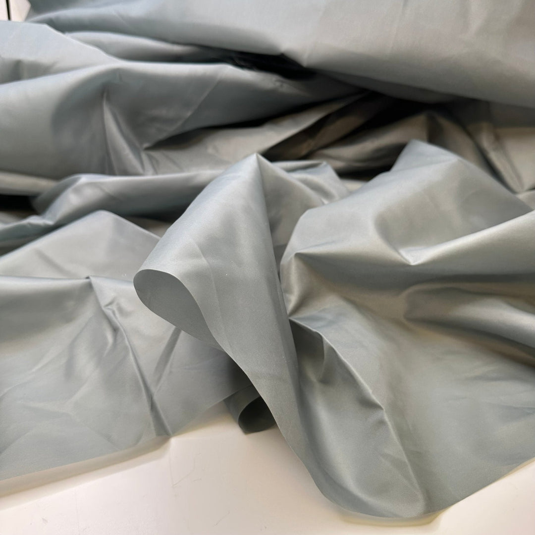 A Very Vancouver Winter - Water Resistant Nylon Woven - Grey - 2.7M Bundle - True Deadstock fabric Fabric by private - Sustainable Textile | FABCYCLE