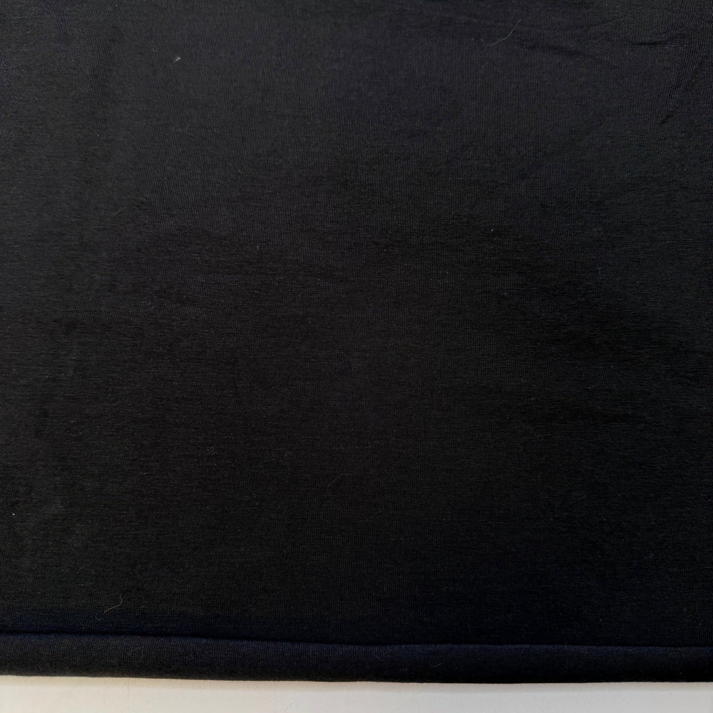 Absolute Zero - Jersey Natural Blend Knit - Black - 0.8M Bundle - True Deadstock fabric Fabric by private - Sustainable Textile | FABCYCLE