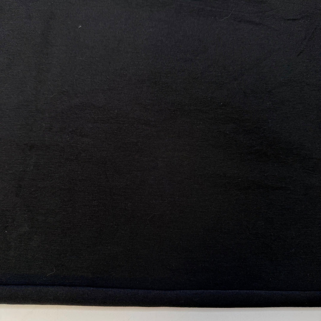 Absolute Zero - Jersey Natural Blend Knit - Black - 0.8M Bundle - True Deadstock fabric Fabric by private - Sustainable Textile | FABCYCLE