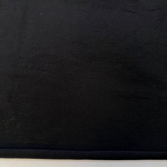 Absolute Zero - Jersey Natural Blend Knit - Black - 0.8M Bundle - True Deadstock fabric Fabric by private - Sustainable Textile | FABCYCLE