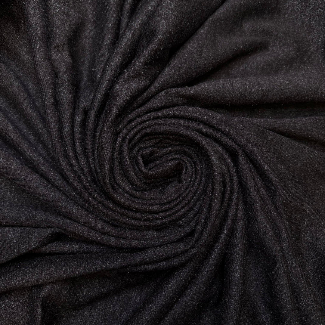 Accomplishing A Lifelong Goal - Metallic Jersey Natural Blend Knit - Dark Grey - 3.2M Bundle - True Deadstock fabric Fabric by private - Sustainable Textile | FABCYCLE