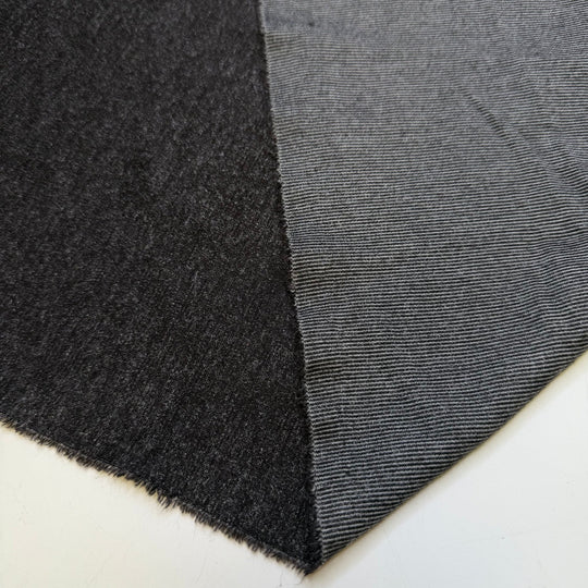Accomplishing A Lifelong Goal - Metallic Jersey Natural Blend Knit - Dark Grey - 3.2M Bundle - True Deadstock fabric Fabric by private - Sustainable Textile | FABCYCLE