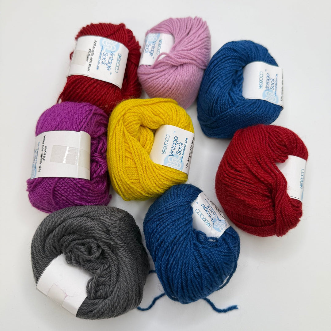 Acrylic Wool Blend Yarn - Multi - 8 Pack - True Deadstock supplies Fabric by private - Sustainable Textile | FABCYCLE