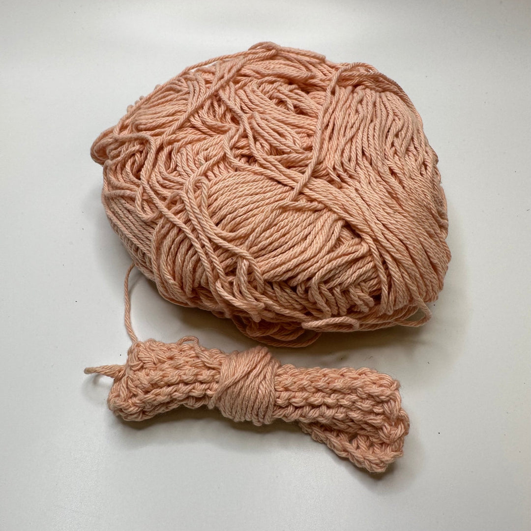 Acrylic Worsted Yarn - Light Pink - Individual - True Deadstock supplies Fabric by private - Sustainable Textile | FABCYCLE