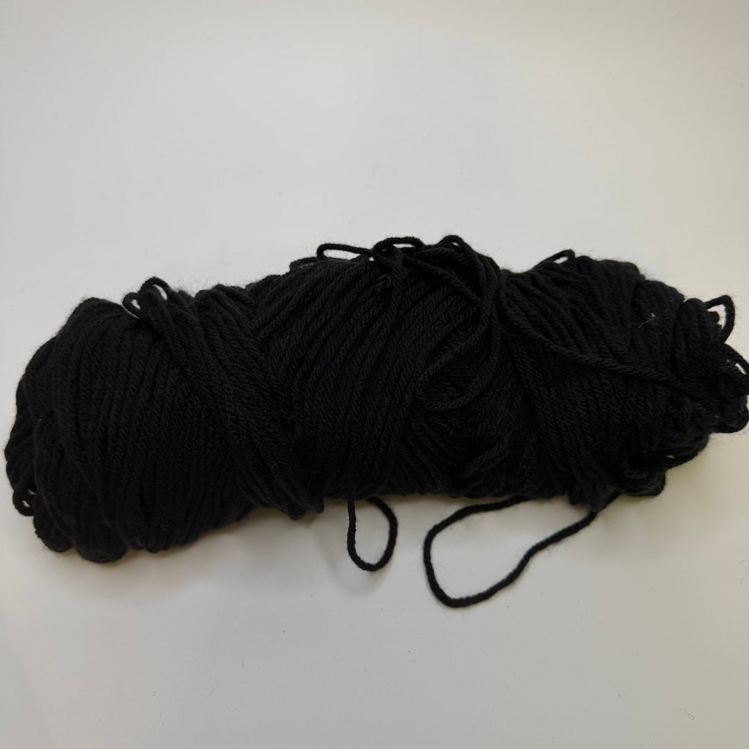 Acrylic Yarn - Black - Individual - True Deadstock supplies Fabric by private - Sustainable Textile | FABCYCLE