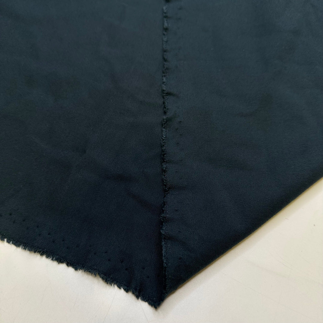 Adding Elastic To The Waistband - Poly/Cotton Knit - Dark Teal - 0.85M Bundle - True Deadstock fabric Fabric by private - Sustainable Textile | FABCYCLE