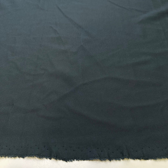Adding Elastic To The Waistband - Poly/Cotton Knit - Dark Teal - 0.85M Bundle - True Deadstock fabric Fabric by private - Sustainable Textile | FABCYCLE