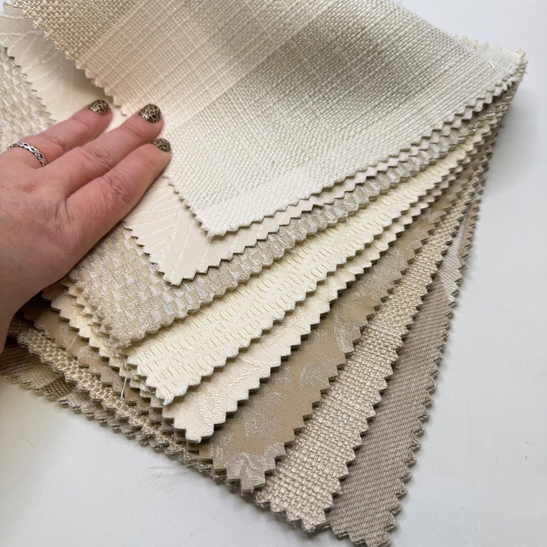 All Dressed Up - Home Décor Sample Books - Small Rectangle - True Deadstock fabric Fabric by private - Sustainable Textile | FABCYCLE