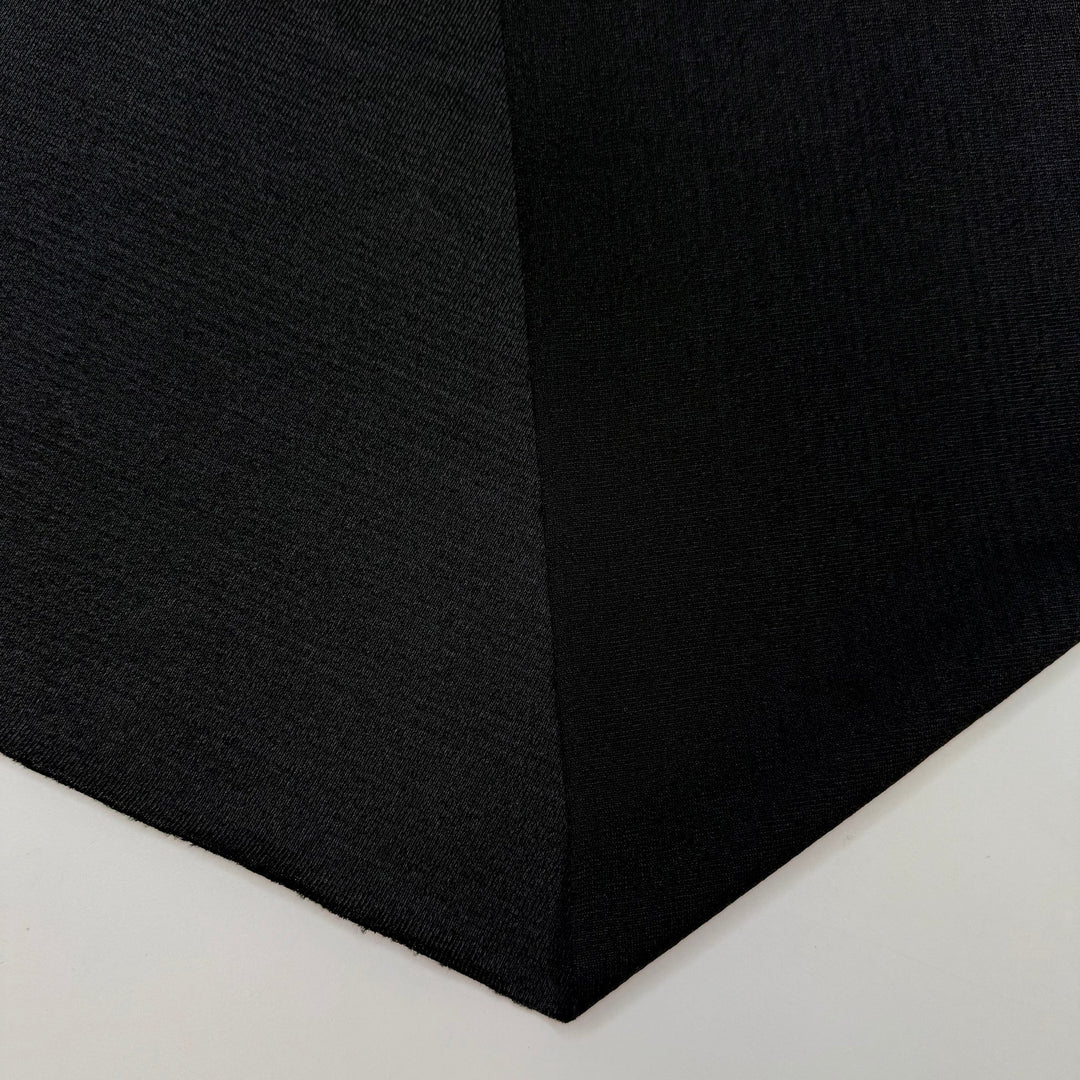 All I Want Is A Serger - Polyester Blend Knit - Black - 1.95M Bundle - True Deadstock fabric Fabric by private - Sustainable Textile | FABCYCLE