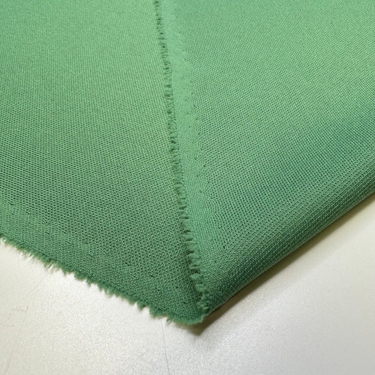 All The Green Flags - Jersey Poly/Acrylic Knit - Light Green - 2.4M Bundle - True Deadstock fabric Fabric by private - Sustainable Textile | FABCYCLE
