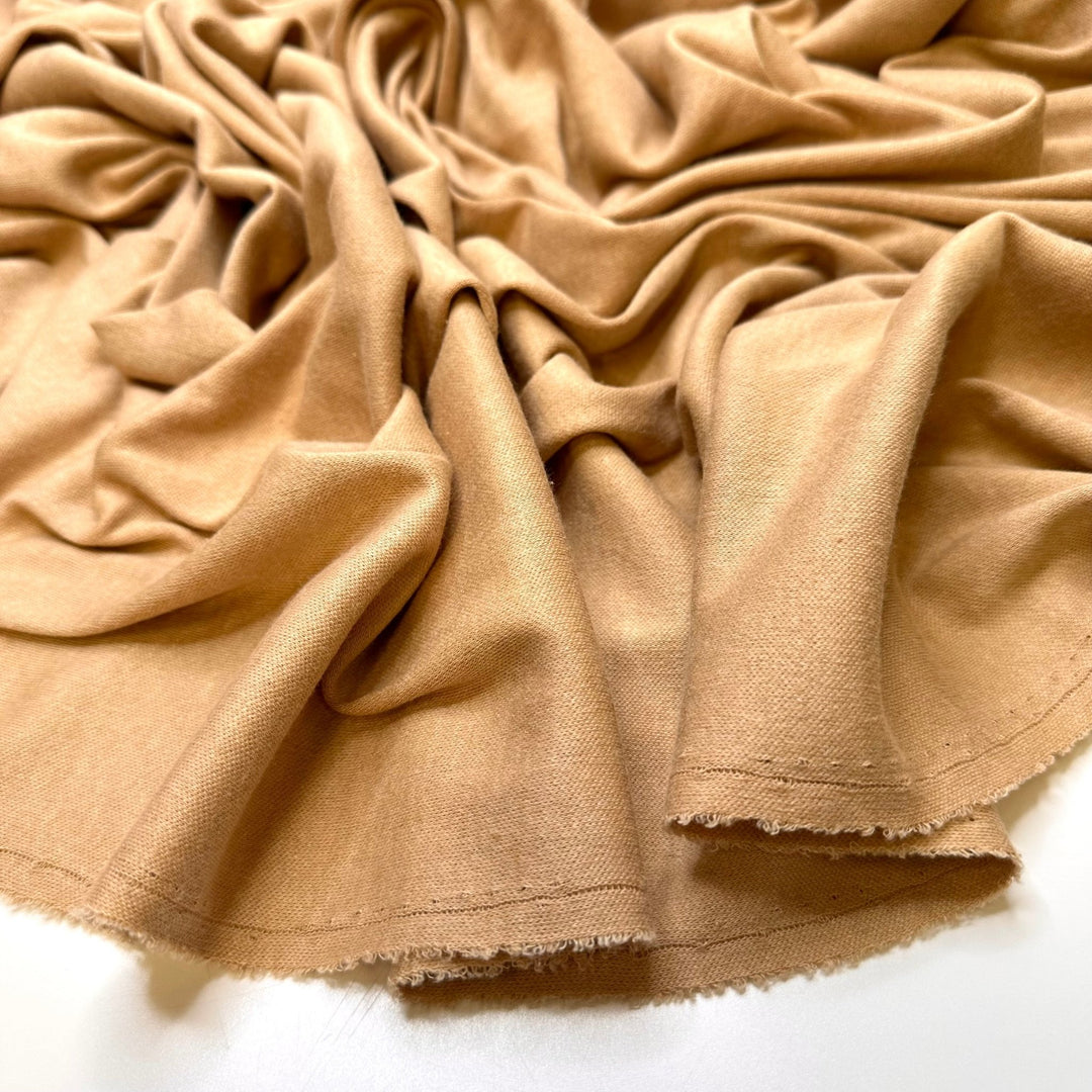 All The Neutrals - Cotton/Poly Knit - Light Beige - 1.15M Bundle - True Deadstock fabric Fabric by private - Sustainable Textile | FABCYCLE