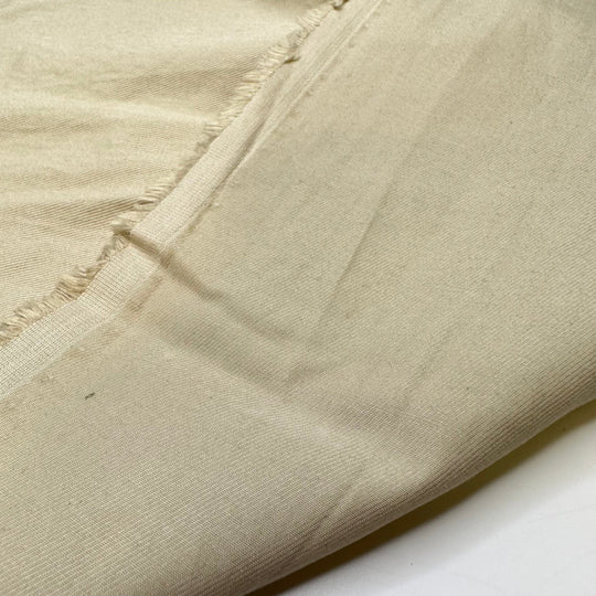 All The Pockets - Twill Weave Cotton Woven - Light Beige - 1.45M Bundle - True Deadstock fabric Fabric by private - Sustainable Textile | FABCYCLE