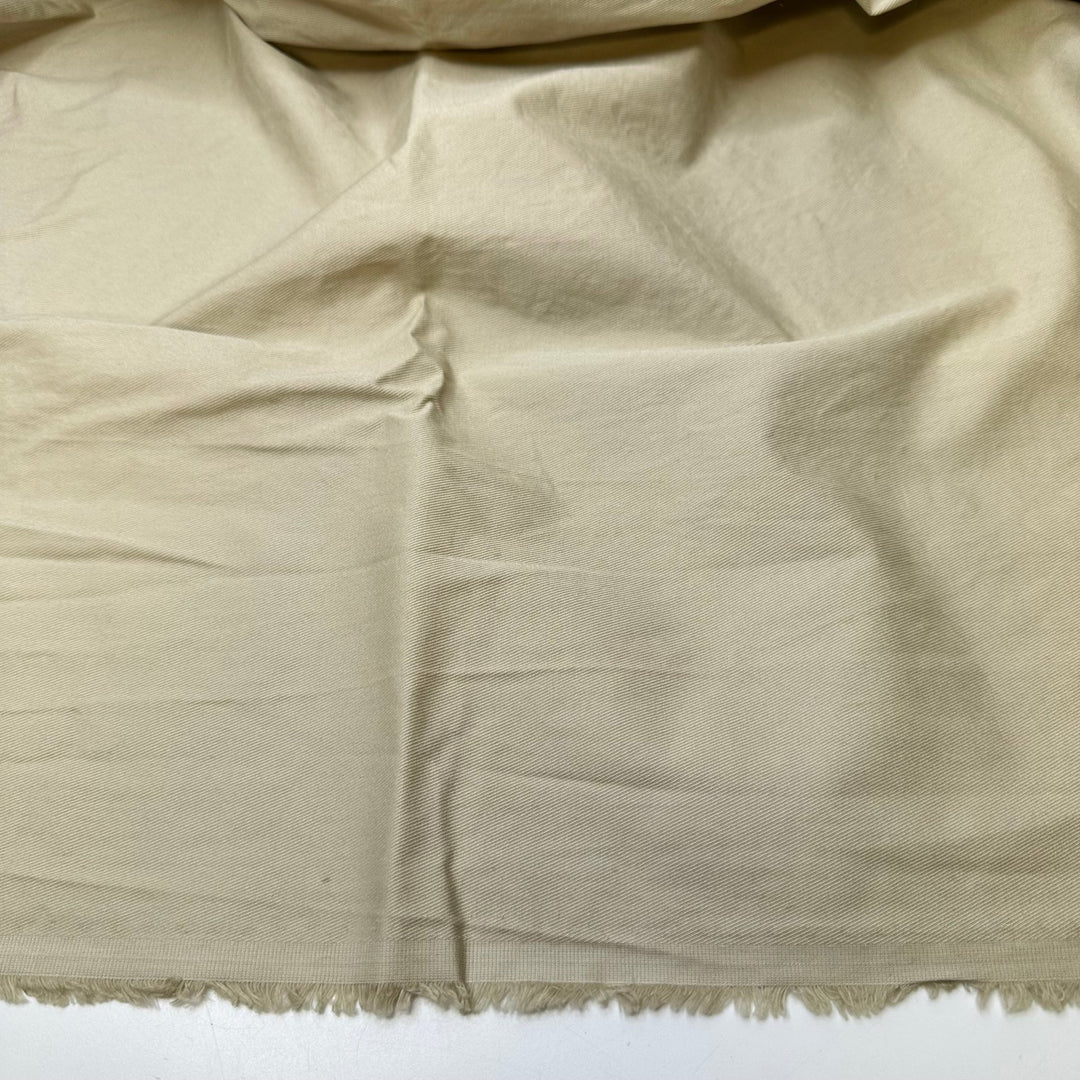 All The Pockets - Twill Weave Cotton Woven - Light Beige - 1.45M Bundle - True Deadstock fabric Fabric by private - Sustainable Textile | FABCYCLE