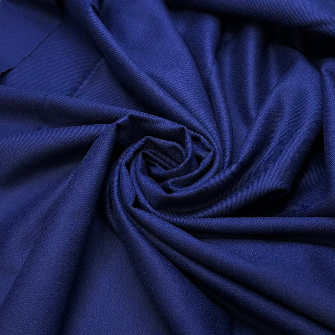 Almost All 9 Yards - Wool Woven - Navy - 0.85M Bundle - True Deadstock fabric Fabric by private - Sustainable Textile | FABCYCLE