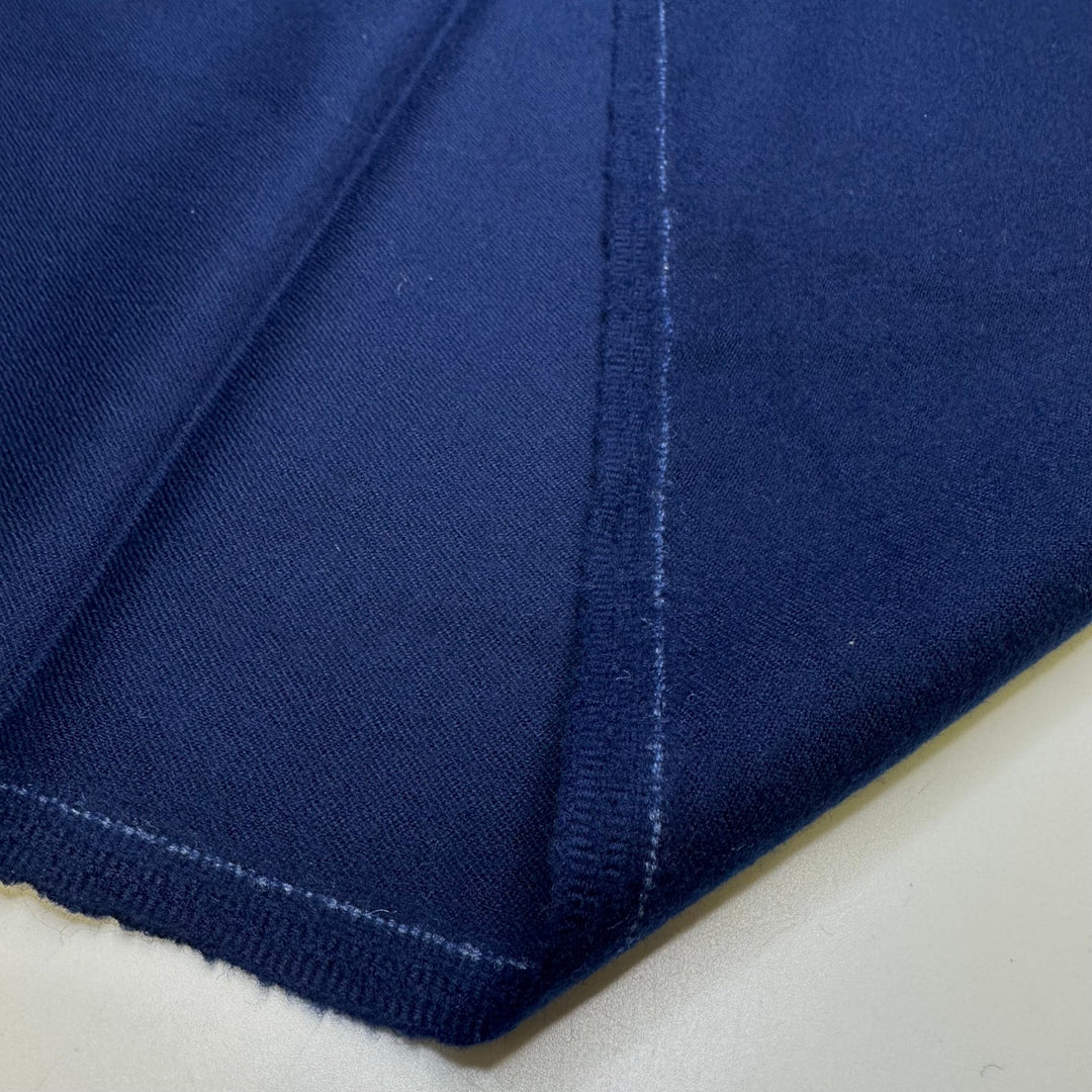 Almost All 9 Yards - Wool Woven - Navy - 0.85M Bundle - True Deadstock fabric Fabric by private - Sustainable Textile | FABCYCLE