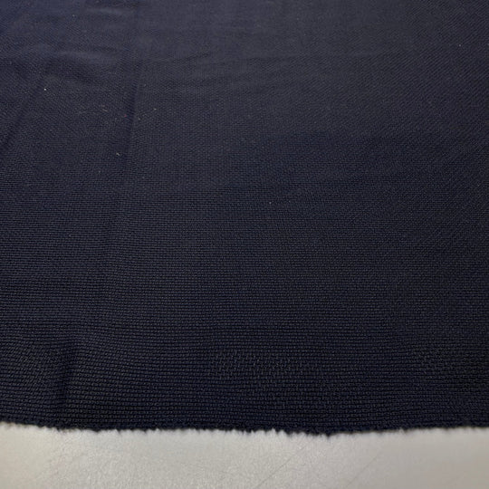 Alone In The Dark - Interlock Polyester Blend Knit - Dark Navy - 2M Bundle - True Deadstock fabric Fabric by private - Sustainable Textile | FABCYCLE