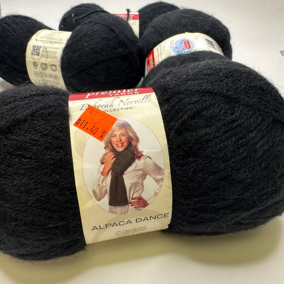 Alpaca Skein Yarn - Black - Individual - True Deadstock supplies Fabric by private - Sustainable Textile | FABCYCLE