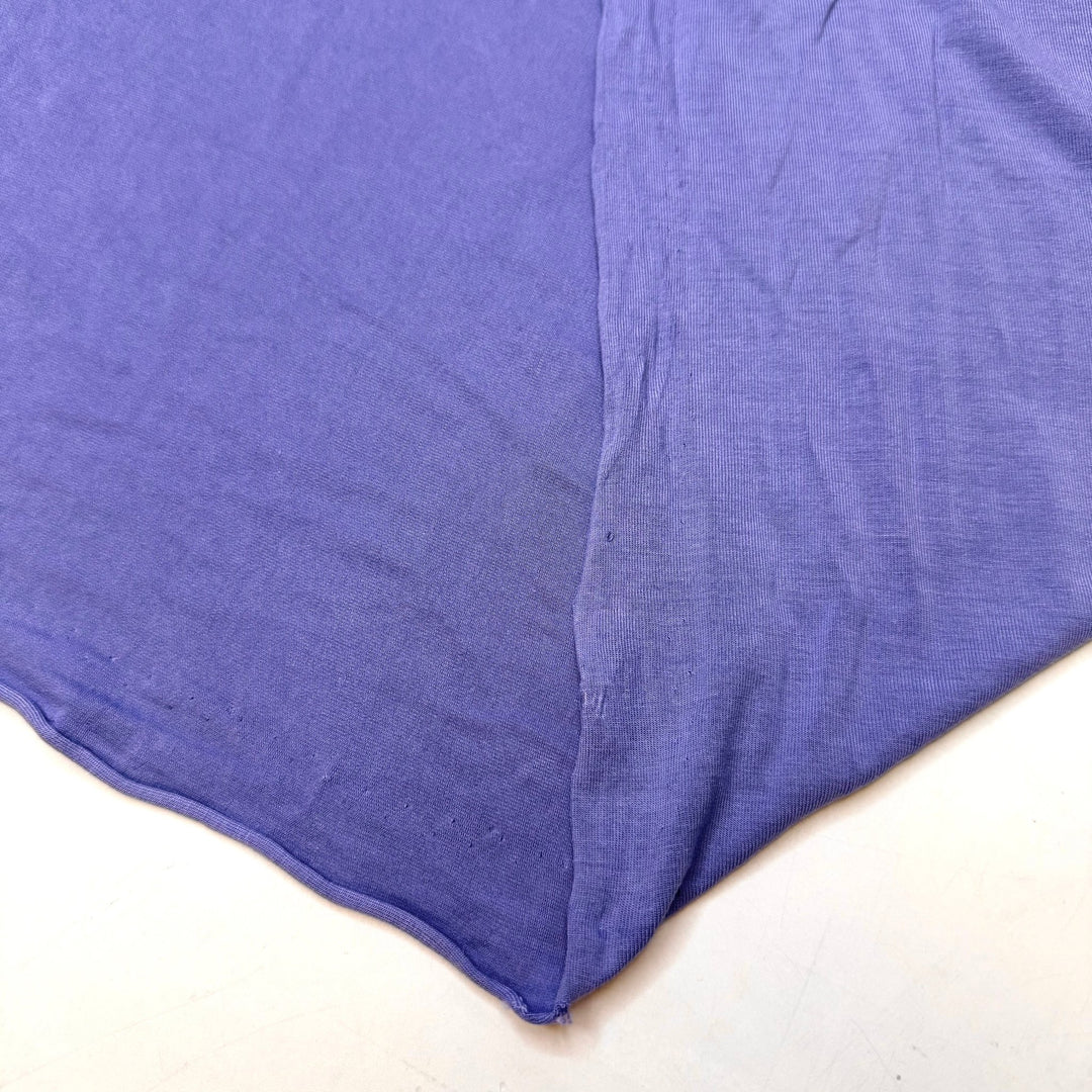 Alstroemeria - Jersey Bamboo Blend Knit - Light Blue/Purple - 2.15M Bundle - True Deadstock fabric Fabric by private - Sustainable Textile | FABCYCLE