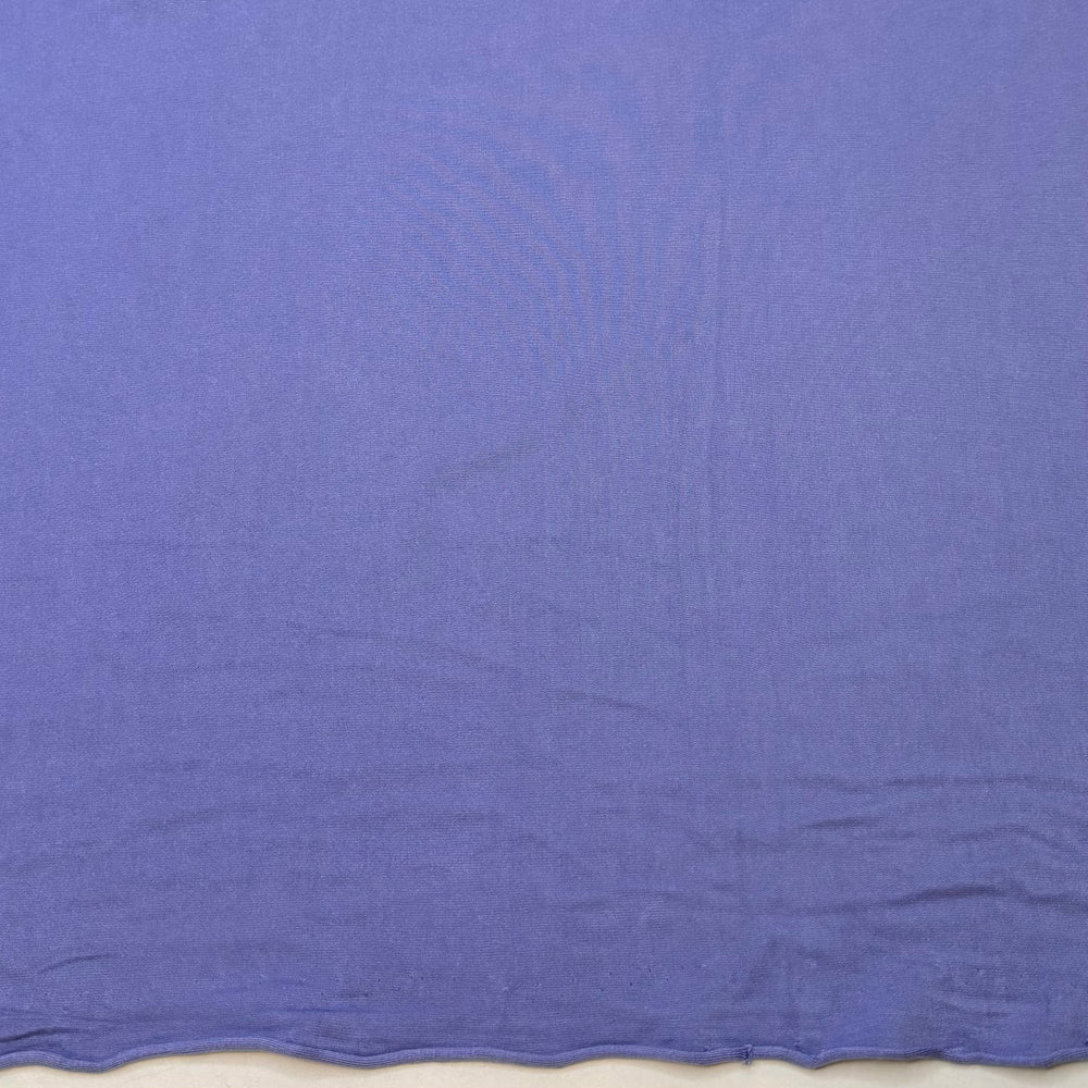 Alstroemeria - Jersey Bamboo Blend Knit - Light Blue/Purple - 2.15M Bundle - True Deadstock fabric Fabric by private - Sustainable Textile | FABCYCLE